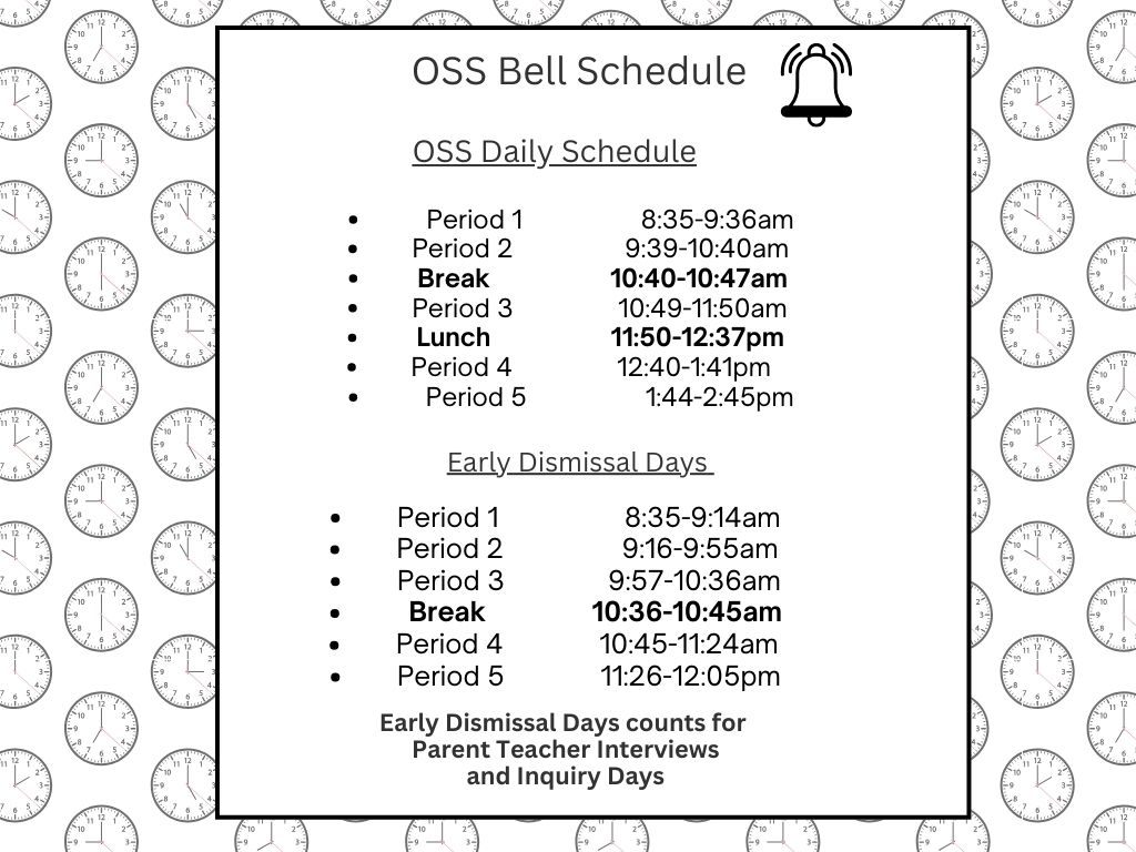 Copy of Bell Schedule for OSS Presentation 43 
