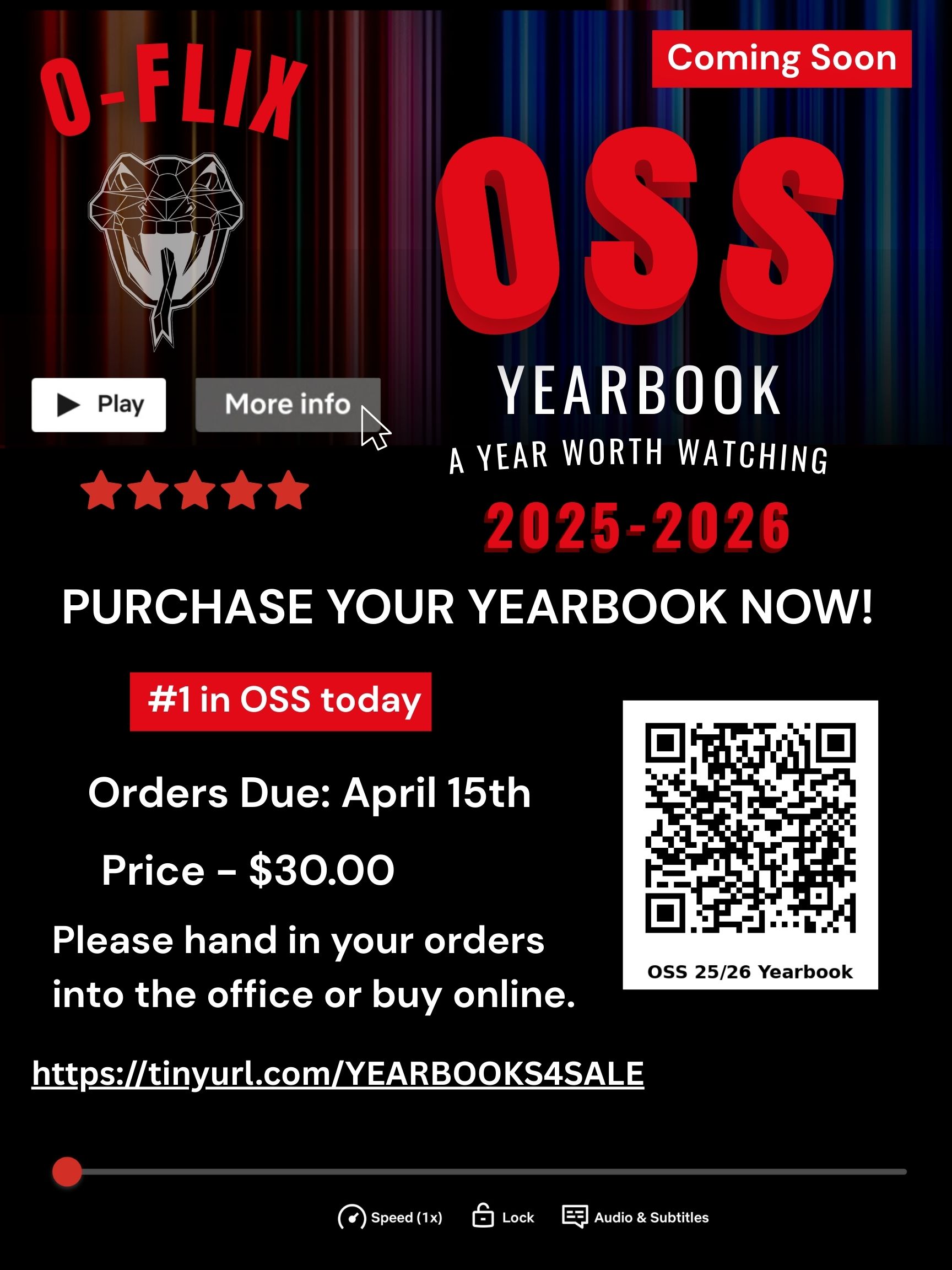 yearbook promo poster poster